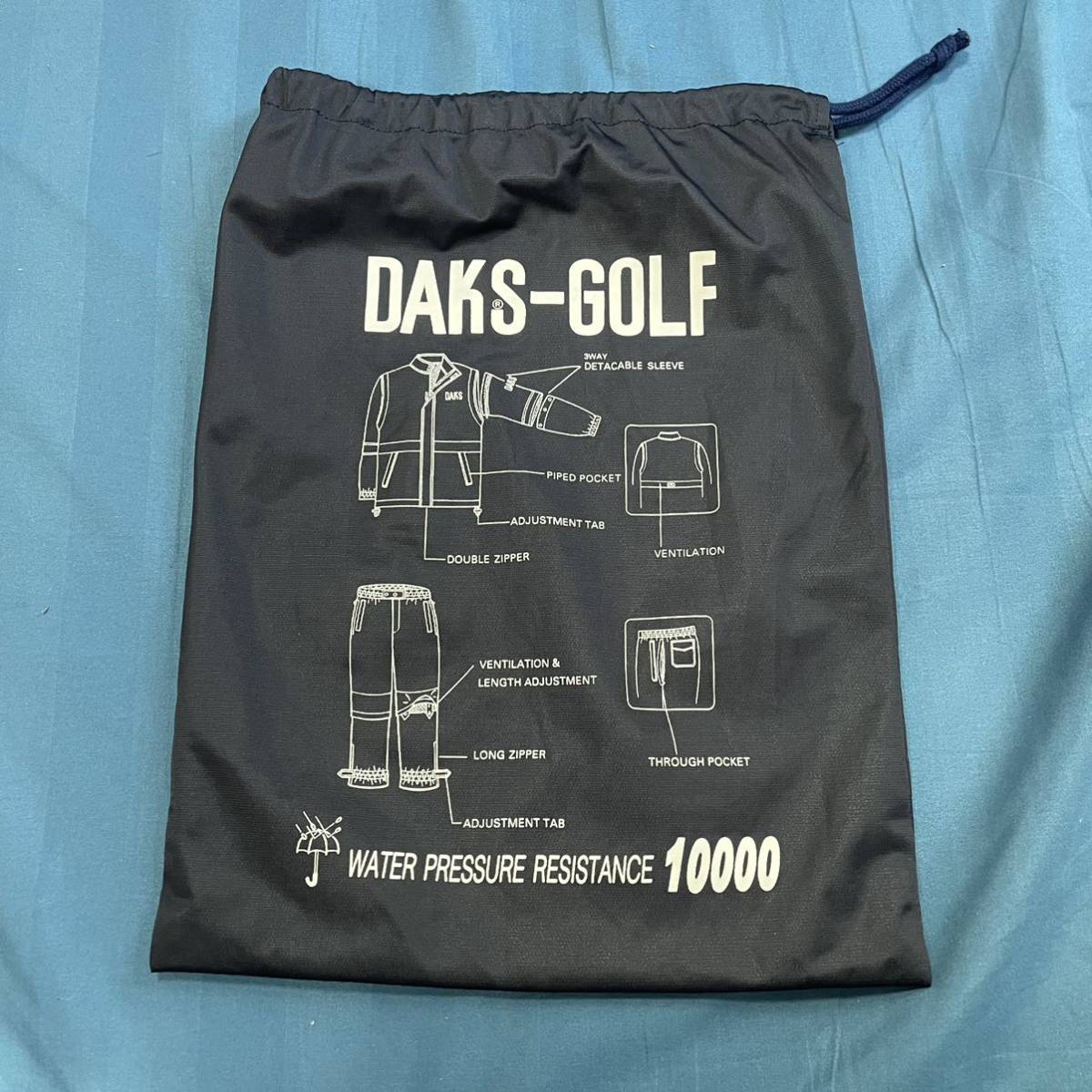 超希少品】DAKS-GOLF ダックスゴルフ ゴルフ レインスーツ 超希少品】DAKS-GOLF ダックスゴルフ ゴルフ レインスーツ