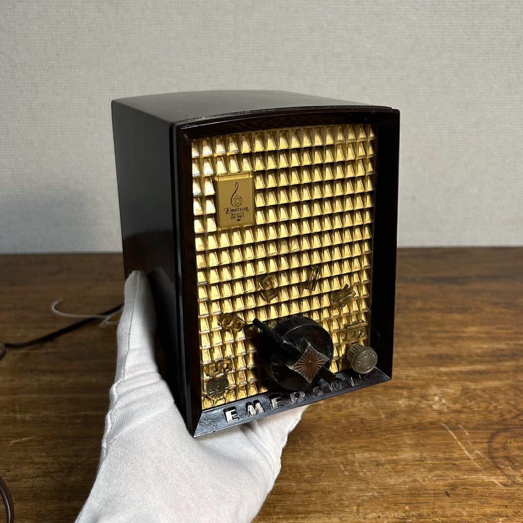 貴重 真空管ラジオ EMERSON MODEL706 SERIES B 動作品 ジャンク 貴重 真空管ラジオ EMERSON MODEL706 SERIES B 動作品 ジャンク