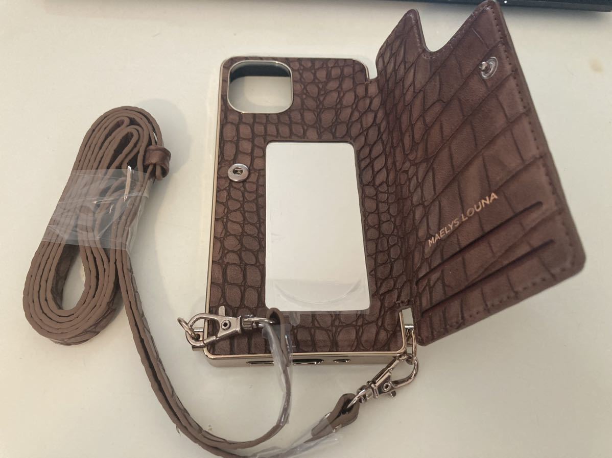 （iPhone12mini）スマホケース　ショルダー　MAELYS LOUNA Cross Body Case Animal_画像3