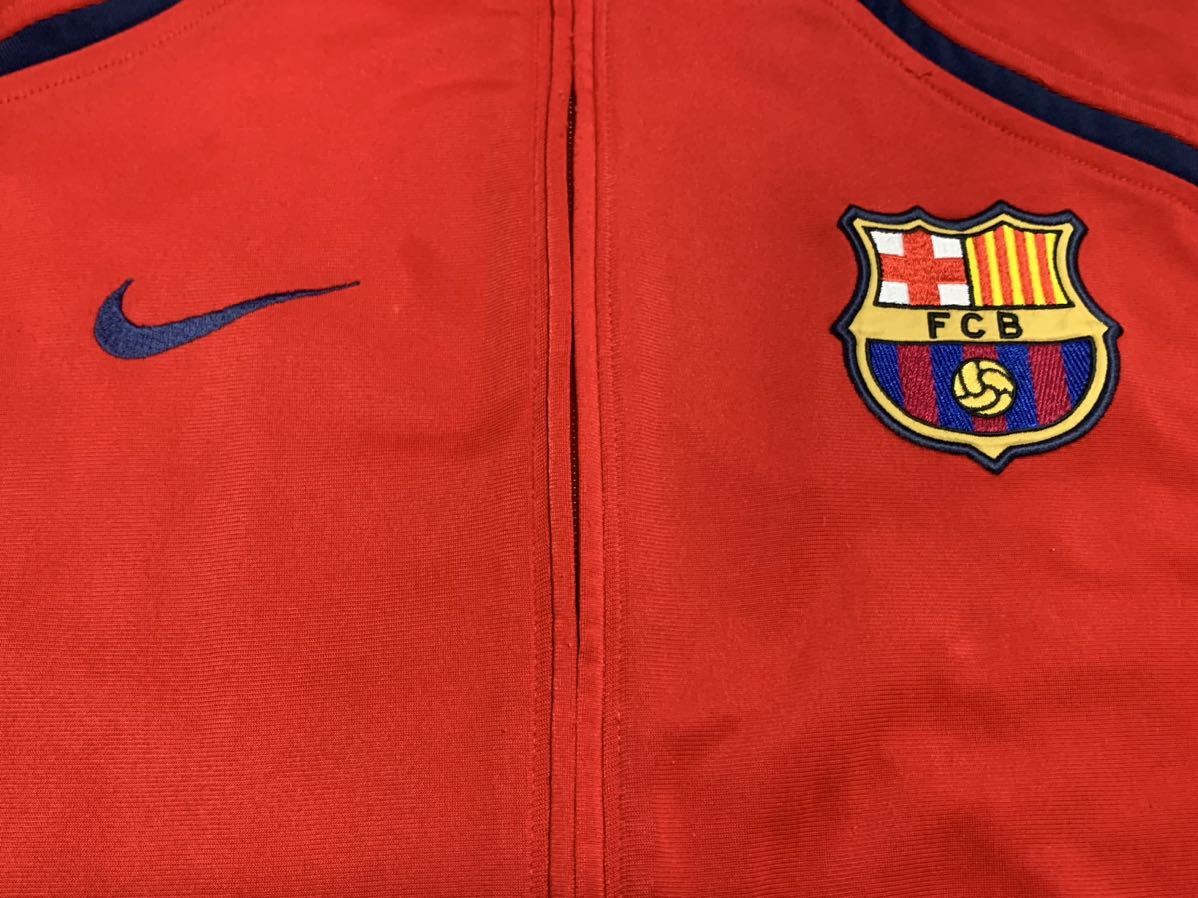 ナイキ FCバルセロナ トラックジャケット レッド FCB 古着 赤 ナイキ FCバルセロナ トラックジャケット レッド FCB 古着 赤
