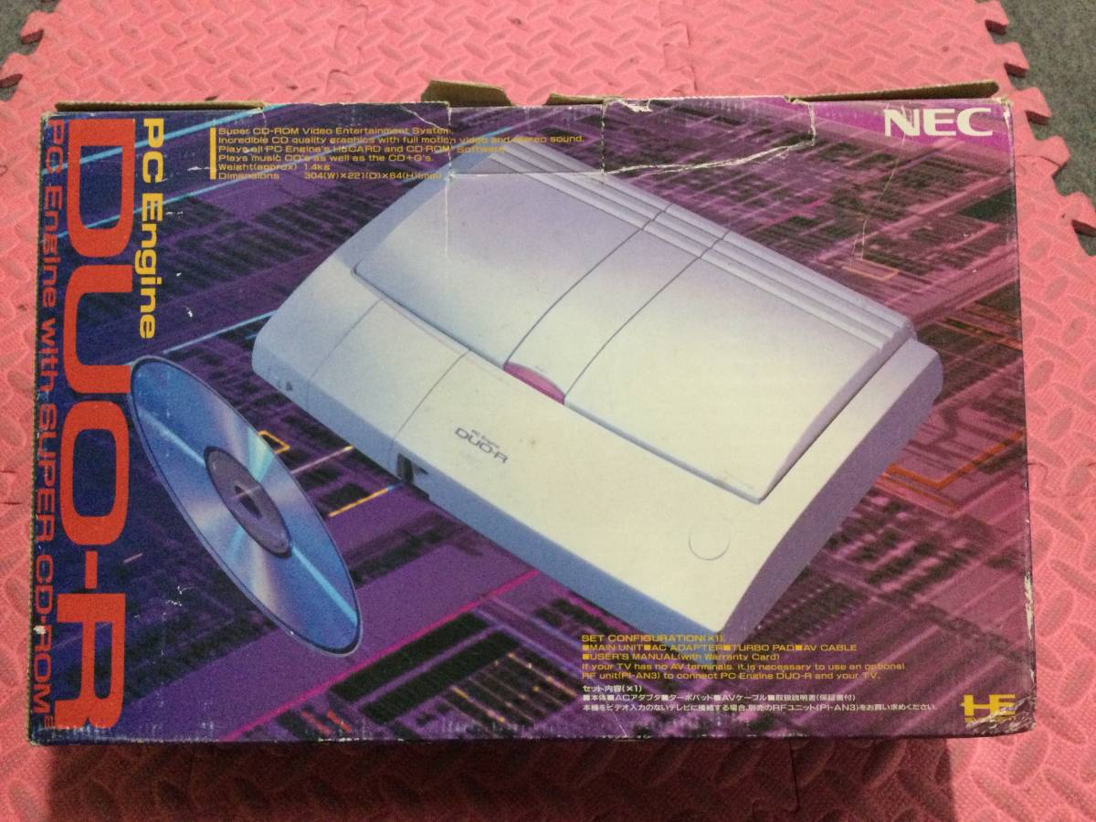 GN4095/100/0】動作未確認のジャンク☆NEC PC Engine DUO-R 本体