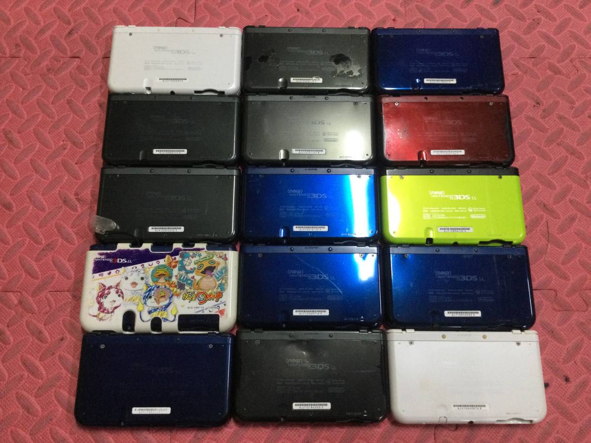 【N4218/60/0】ジャンク★New ニンテンドー3DS LL 本体★計15台★大量★まとめ★セット★任天堂★Nintendo★ゲーム機★_画像5