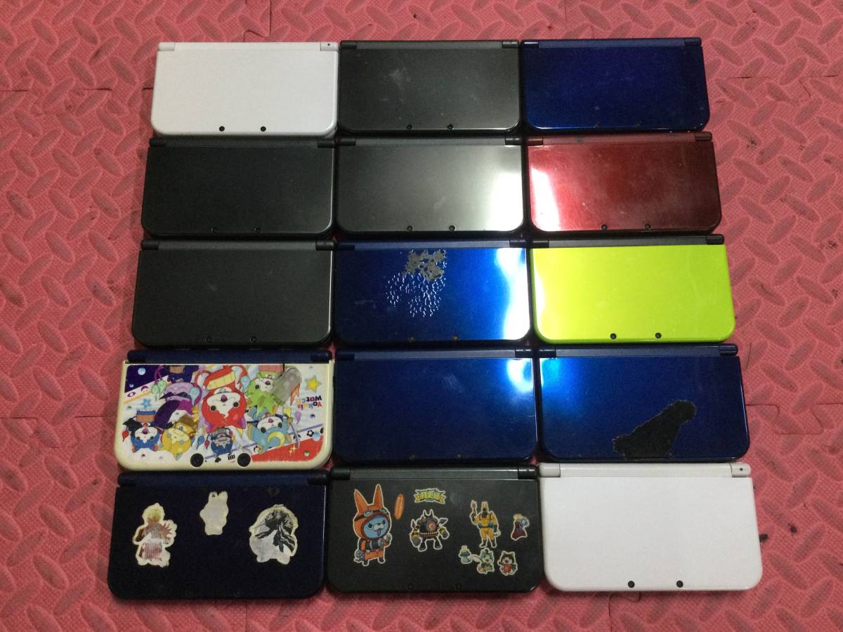 【N4218/60/0】ジャンク★New ニンテンドー3DS LL 本体★計15台★大量★まとめ★セット★任天堂★Nintendo★ゲーム機★_画像4