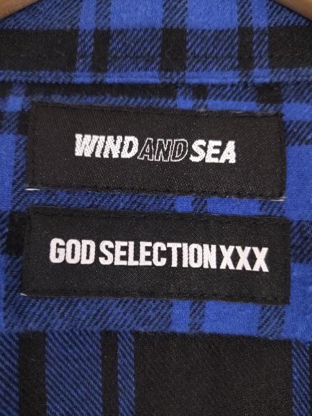★98 GOD SELECTION XXX WIND AND SEA 21AW 21FW ゴッドセレクション ウィンダンシー ネルシャツ　フランネルシャツ_画像3