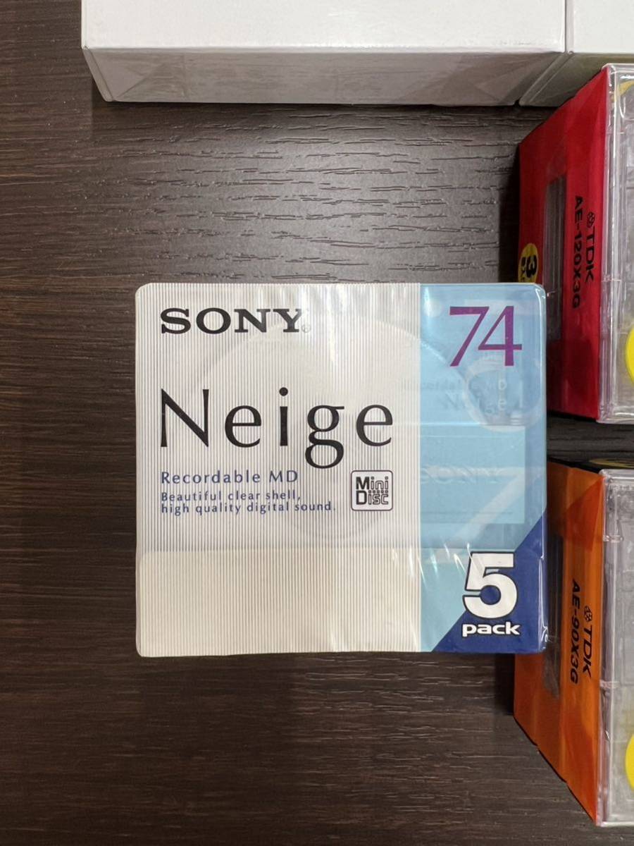 VHS MD カセットテープ おまとめAXIA AV AE Neige TDK SONY Victor_画像3