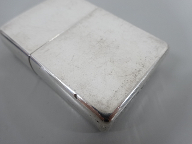 1994年製 ZIPPO ジッポ STERLING SILVER スターリング シルバー ブラックバス 限定 銀 オイル ライター 喫煙 USA_画像8