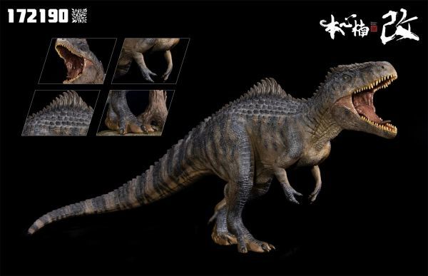 Nanmu 本心楠改 ギガノトサウルス 2.0 カルカロドントサウルス科 PVC レジン 恐竜 フィギュア おもちゃ 模型 プレゼント 44cm級 原色通常_画像9
