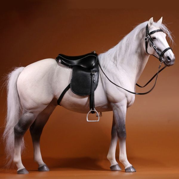 Mr.Z 1/6 размер шланг лошадь . пробег лошадь животное настоящий фигурка взрослый игрушка модель 37cm класс старт chu- день рождения подарок украшение белый 005