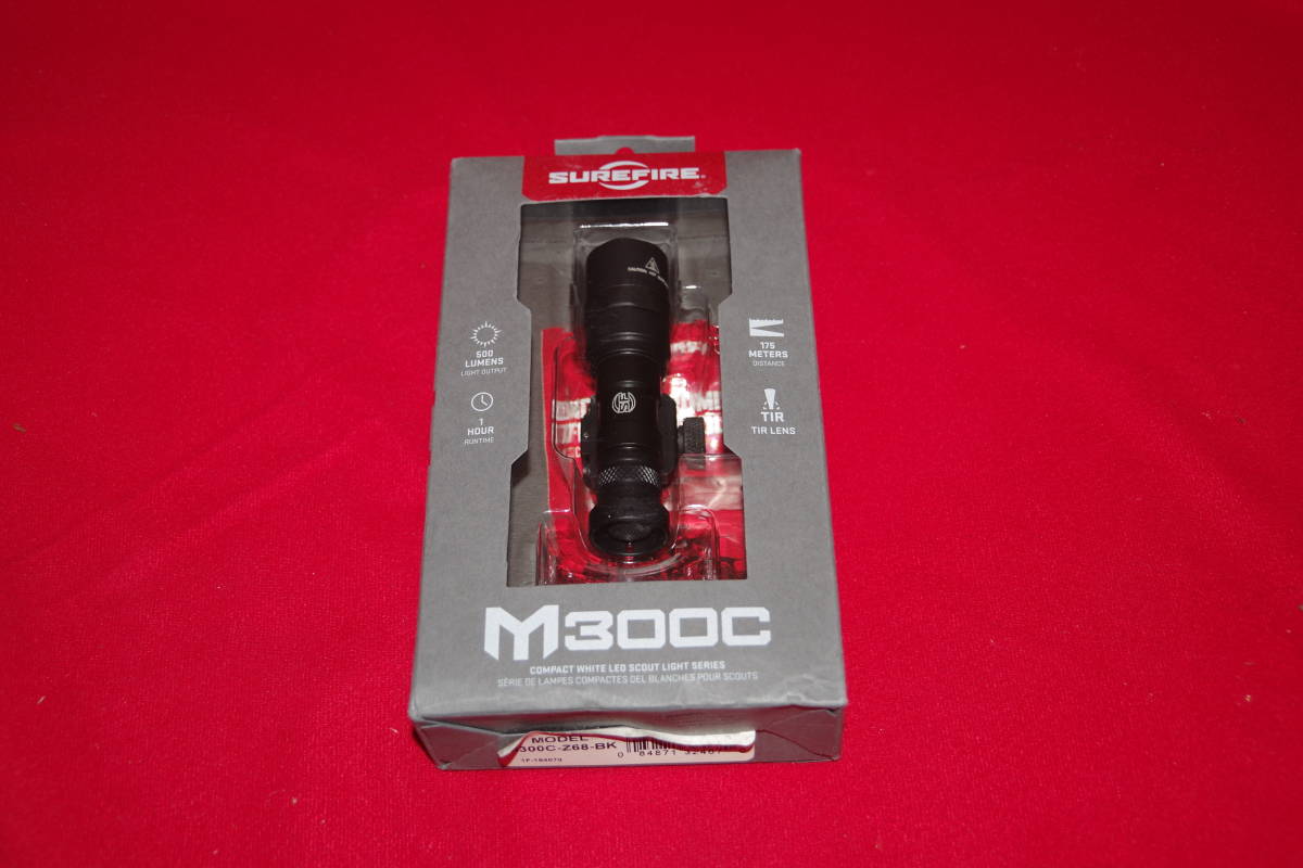 新品！実物！ミニスカウトライト【シュアファイア SUREFIRE M300C-Z68-BK】_画像1