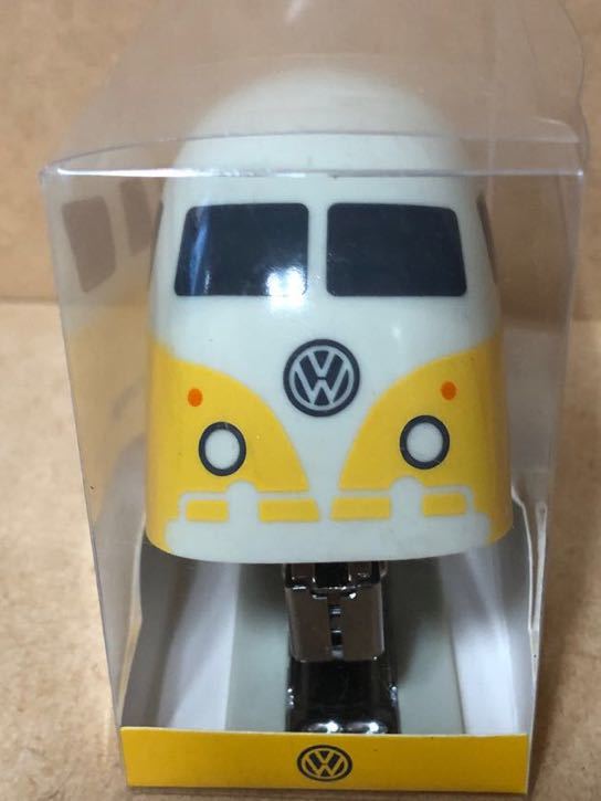 送料込み　Volkswagen　オリジナル バス型ホチキス　黄色　ホッチキス　フォルクスワーゲン　非売品_画像2