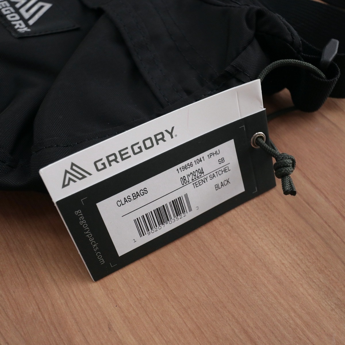 【送料無料】未使用 GREGORY｜グレゴリー TEENY SATCHEL ティーニーサッチェル ブラック_画像2