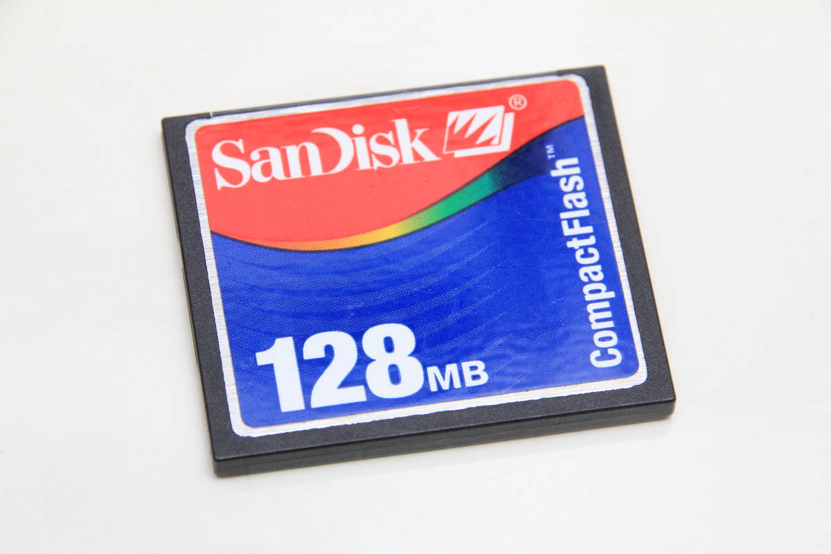 128MB CFカード SanDisk コンパクトフラッシュ _画像1
