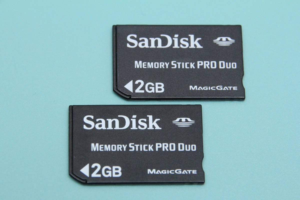 2GB SanDisk メモリースティック PRO Duo ●2枚セット● Memory Stick の画像1