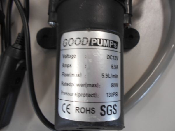 ☆キャプテンスタッグ Good Pumps 水ダイアフラムブースターポンプ ハイプレッシャー自吸式ポンプ ROHS SGSの画像6