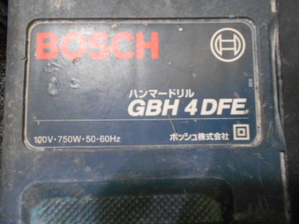 ☆BOSCH 電動ハンマードリル GBH４DFE ケース付_画像6