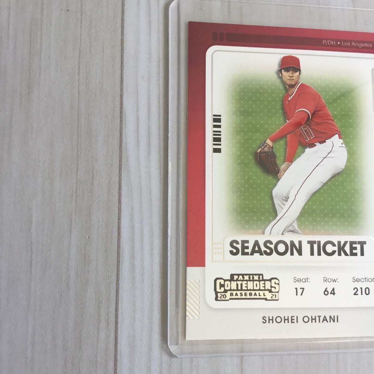 大谷翔平　PANINI CONTENDERS #100.  102