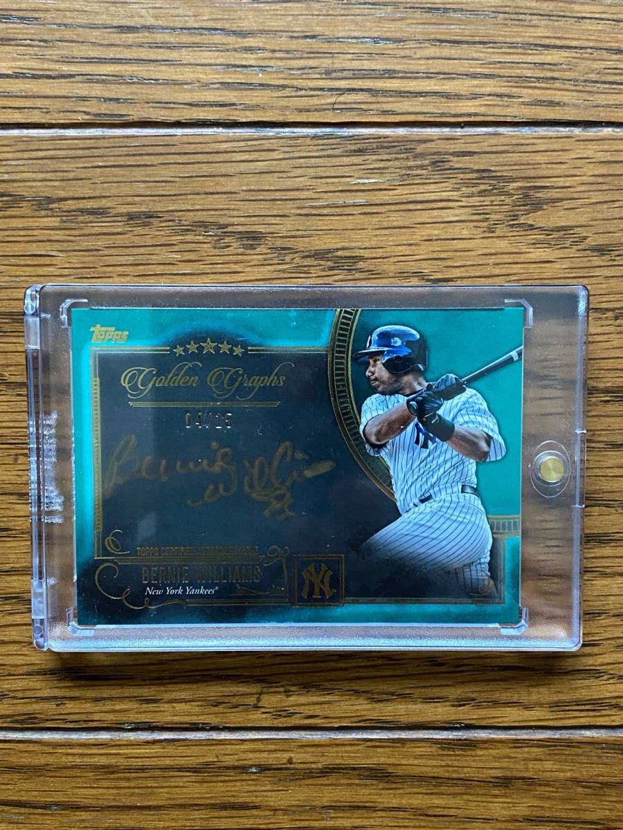 人気商品】 バーニー ウィリアムス 直筆サイン Star Five Topps Topps