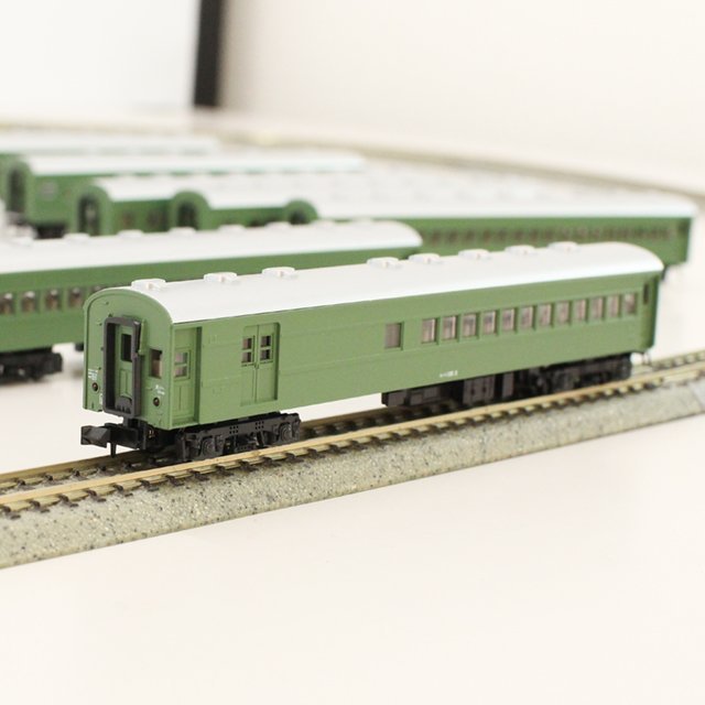 《中古》 KATO 特急「つばめ」青大将 10-428 基本・増結セット混在 7両 鉄道模型 電車 テールランプ不良 （西）_画像4