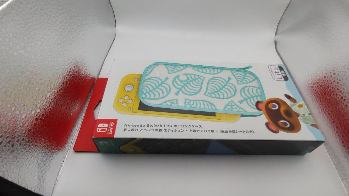 Nintendo Switch Lite キャリングケース あつまれどうぶつの森 エディション 　たぬきアロハ柄