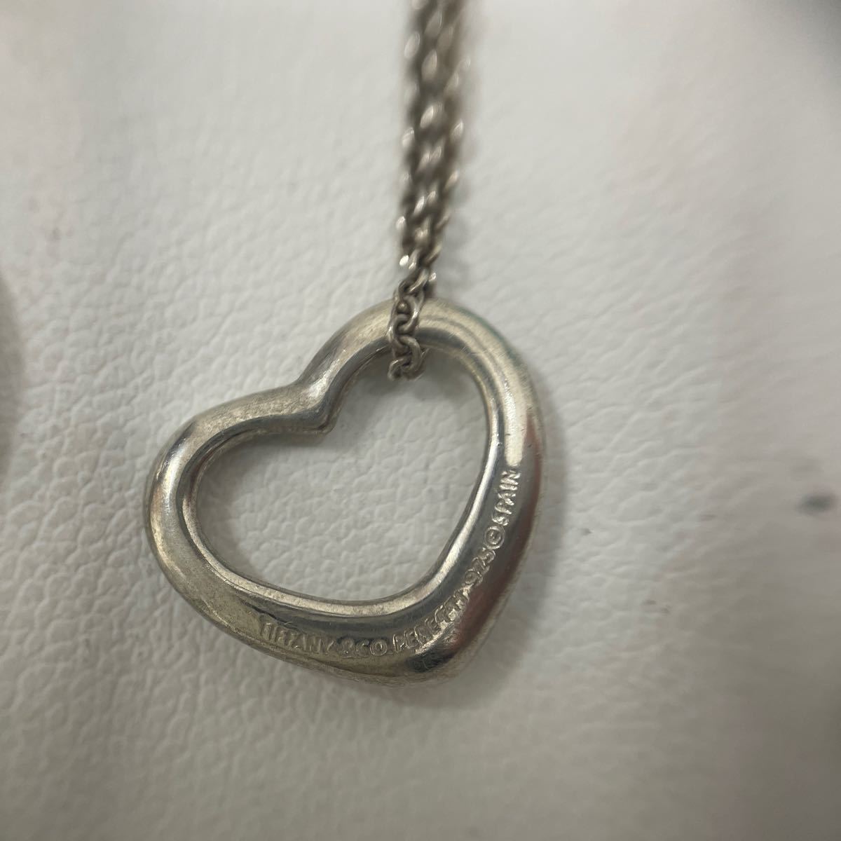 ♪♪ティファニー Tiffany & Co. アクセサリー シルバーリング ネックレス トップ オープンハート ビーン 他 9点セット SV925♪♪_画像4