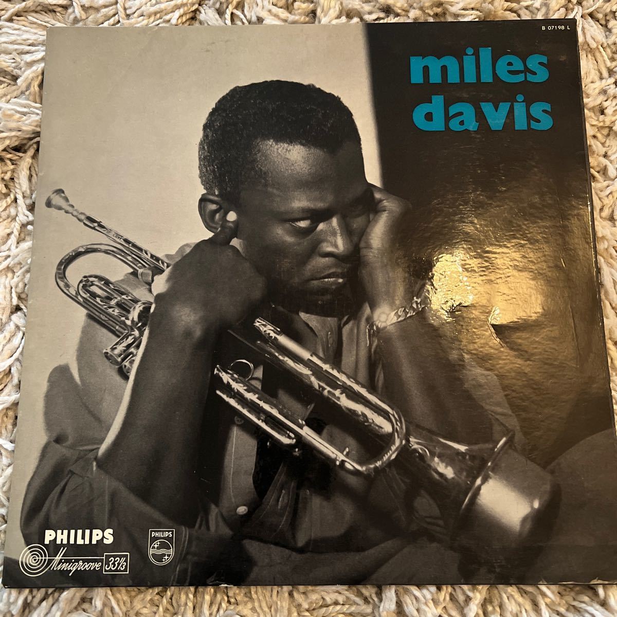 稀少ジャケ違い　オランダオリジナル　miles davis マイルスデイビス　マイルスデイヴィス　B07198L phillps minigroove LPレコード_画像1