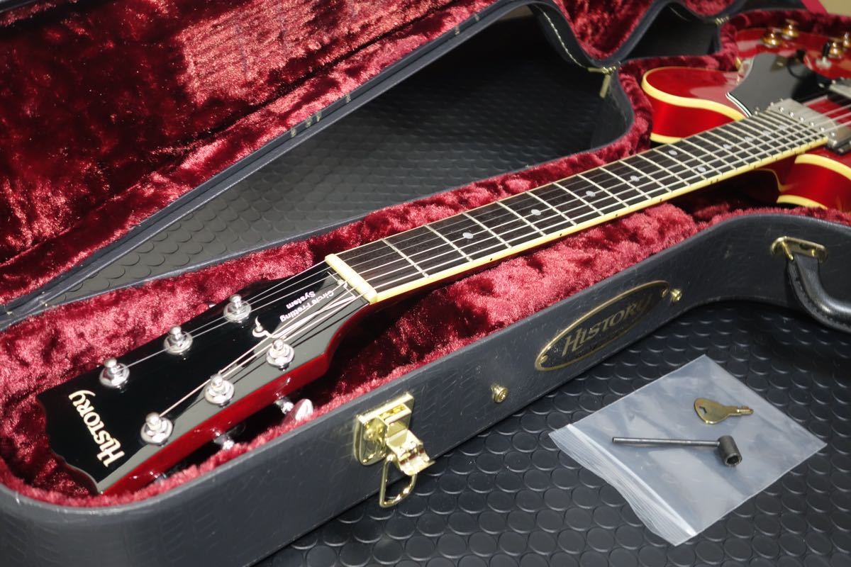 HISTORY ZSA-CFS CH セミアコ エレキギター 純正ハードケース HISTORY ZSA-CFS CH セミアコ エレキギター 純正ハードケース