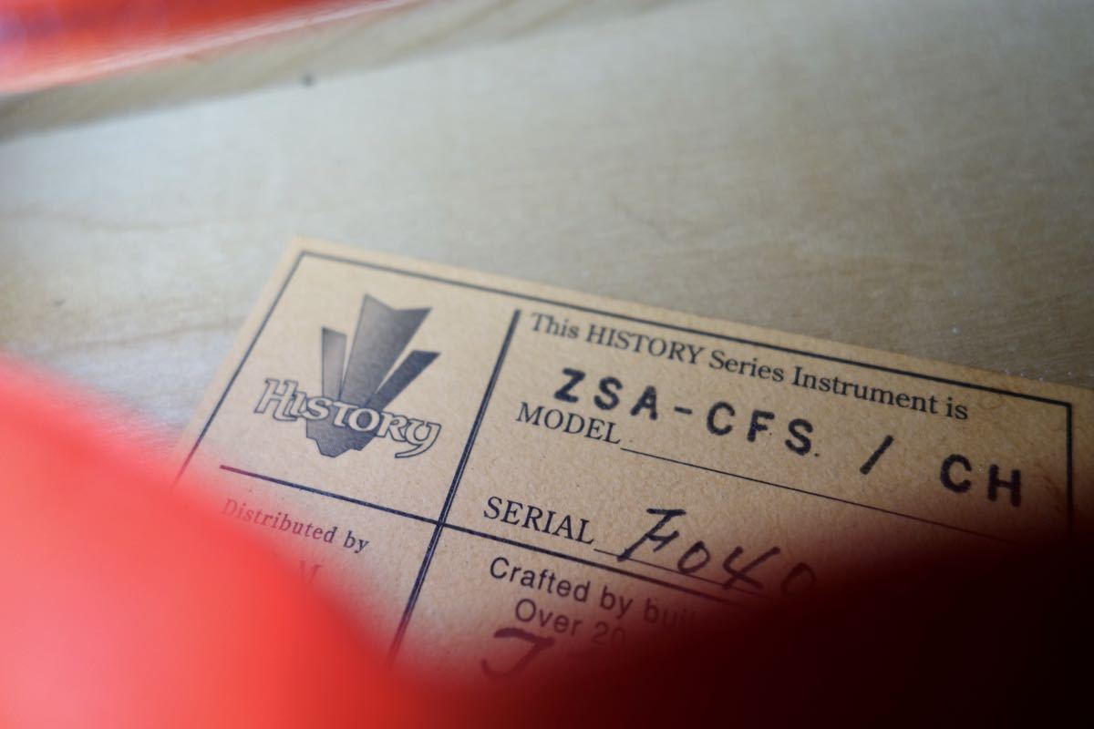 HISTORY ZSA-CFS CH セミアコ エレキギター 純正ハードケース HISTORY ZSA-CFS CH セミアコ エレキギター 純正ハードケース