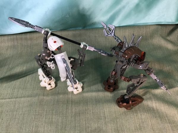 レゴ LEGO BIONICLE バイオニクル 8587 パンラーク 8588 カラーク 8589 レラーク 8590 グラーク 8592 タラーク　5個セット_画像4