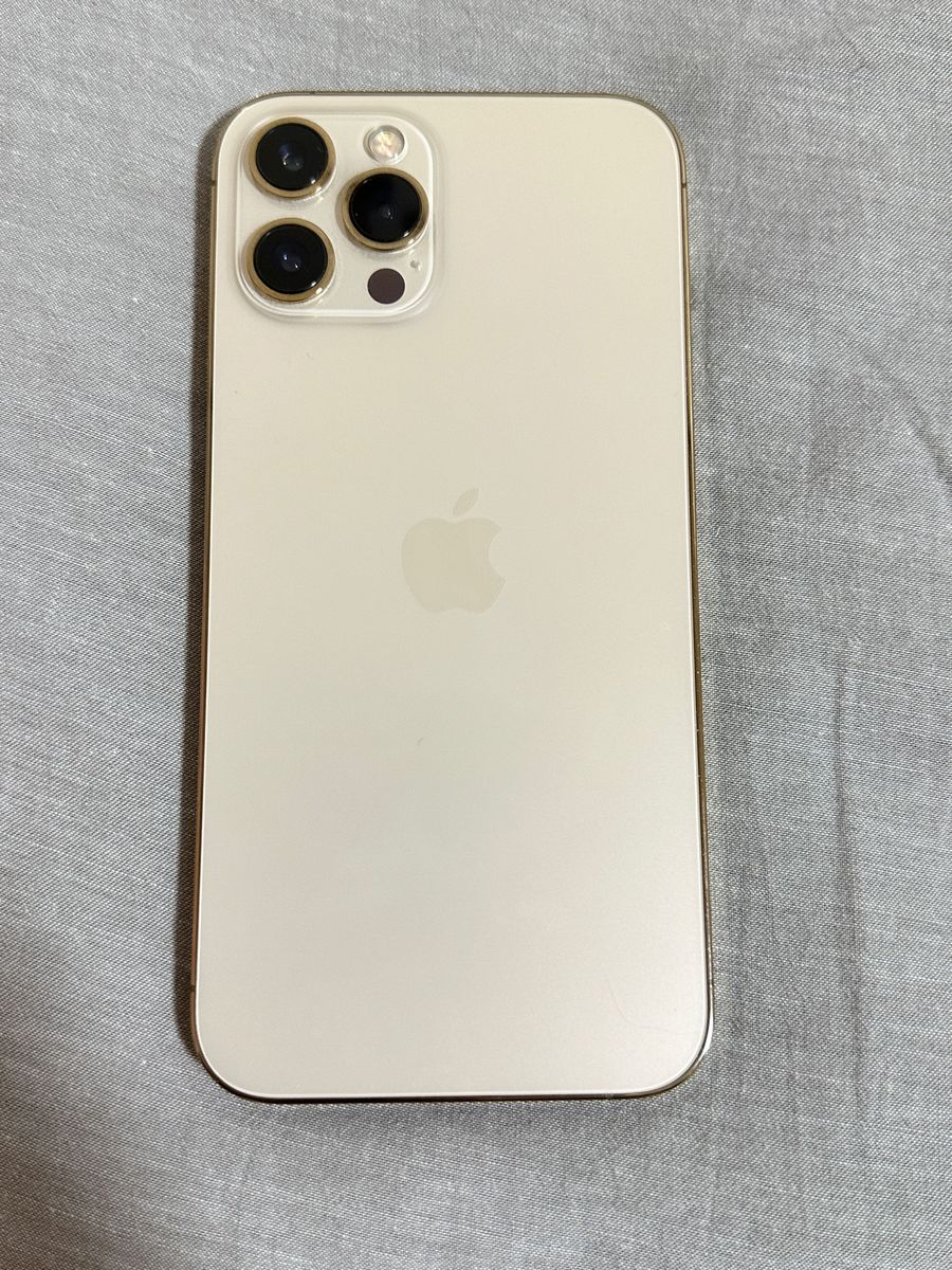 超美品iPhone12 Pro Max 256GB ゴールド SIMフリー