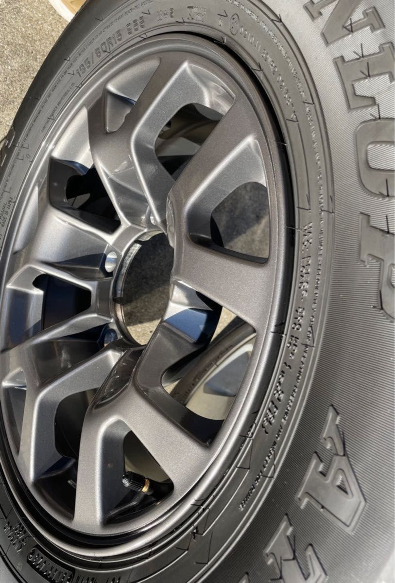 ジムニーシエラJB74 新車外し純正アルミホイール 1本センター ジムニーシエラJB74 新車外し純正アルミホイール 1本センター