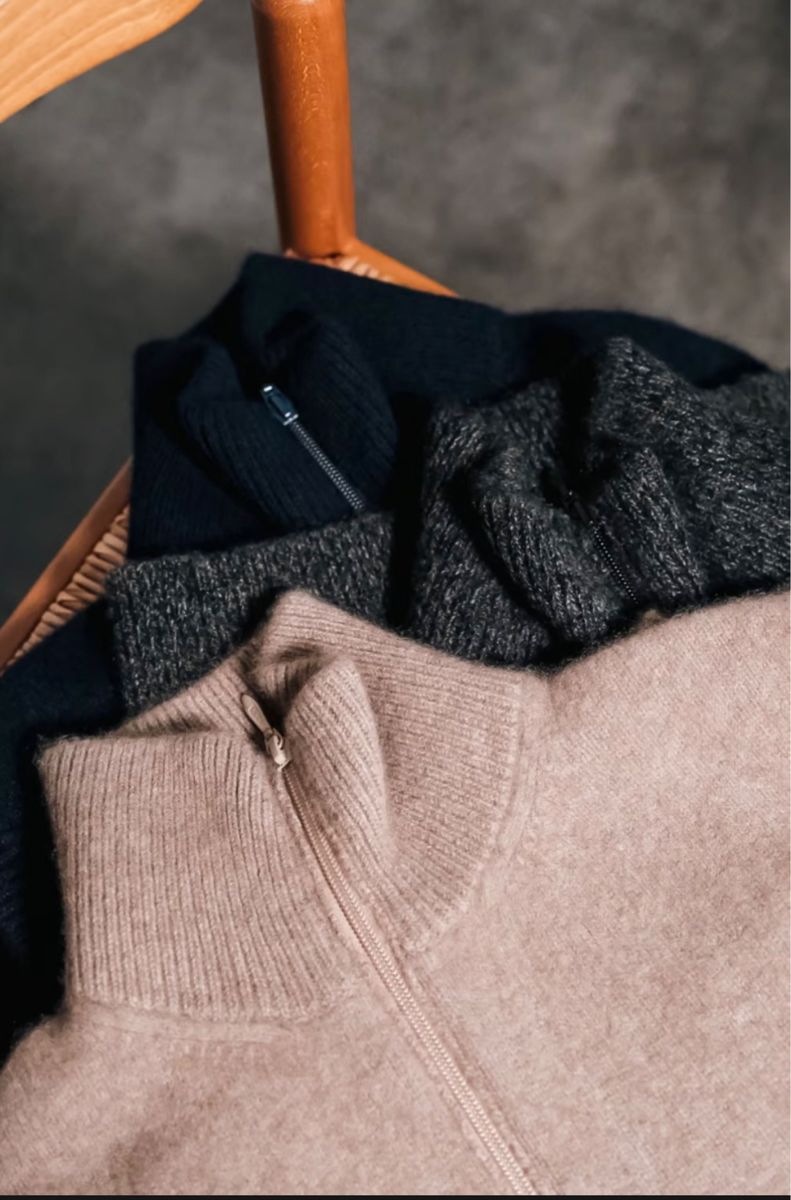 MAATEE&SONS CASHMERE 強圧縮 ZIP VEST MAATEE&SONS CASHMERE 強圧縮 ZIP VEST