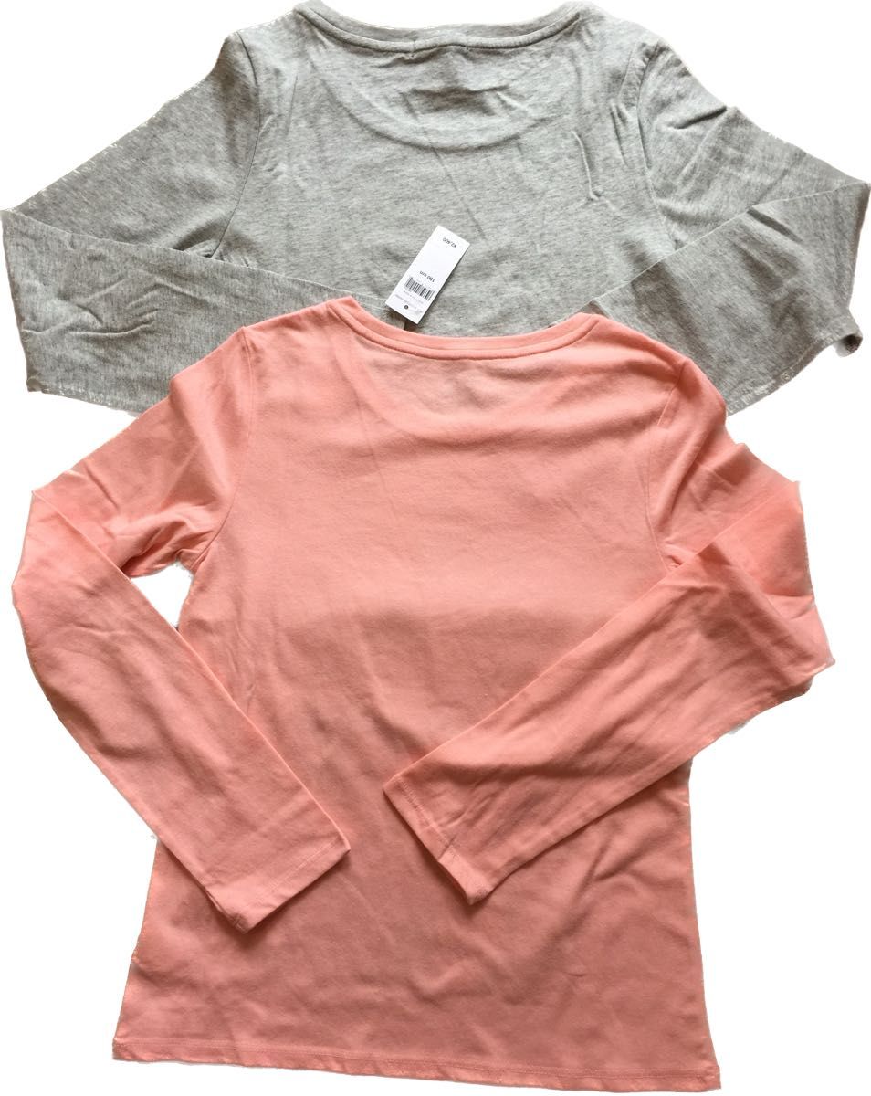 GAP kids 長袖Tシャツ　ピンク150cm  グレー160cm 2枚SET 新品　タグ付き　未使用