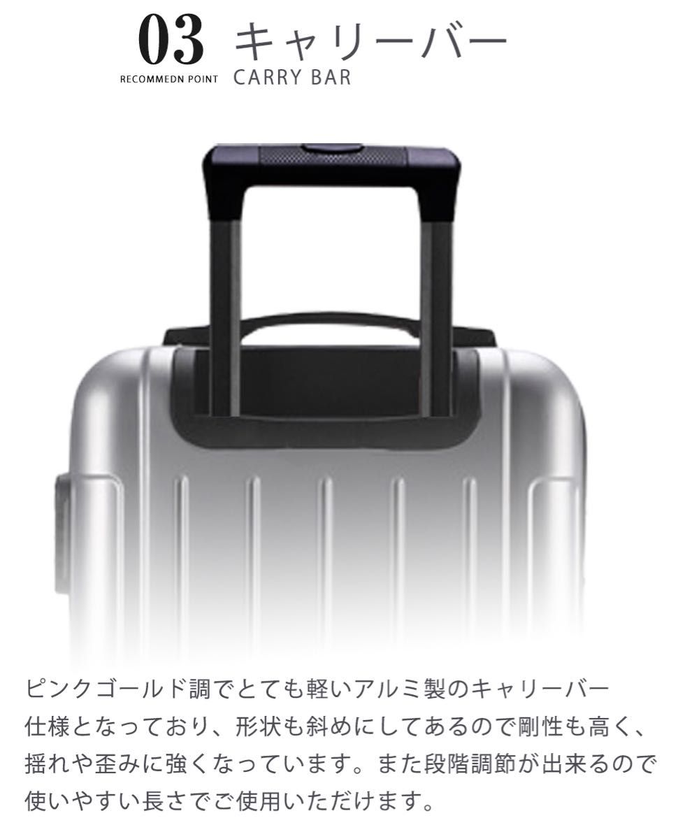 未使用 超軽量 グリフィンランド NOBLE スーツケース S 機内持込可 TSA