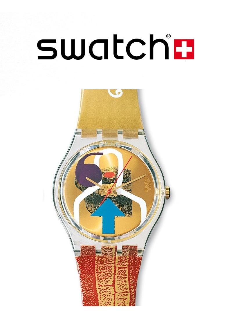 『送料無料』◆SWATCH 未使用 スウォッチ◆アーティストMODEL腕時計◆DONNA MUIR & Su Huntley◆新品電池の画像2