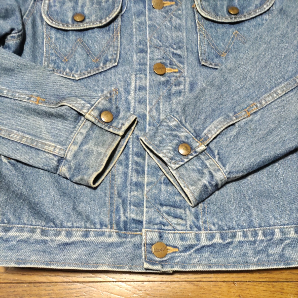 5　古着　☆ロープラングラー　ビンテージ　デニムジャケット　７０’　Wrangler　Vintage_画像6