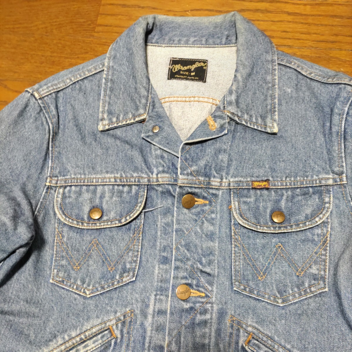 5　古着　☆ロープラングラー　ビンテージ　デニムジャケット　７０’　Wrangler　Vintage_画像3