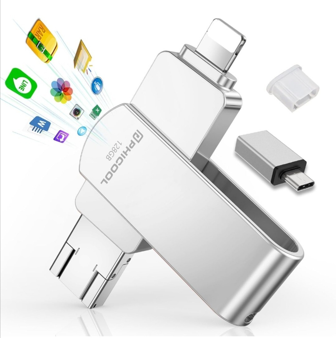 4 in1 usbメモリIOS/Android/PC USB3.0高速4 in1_画像1