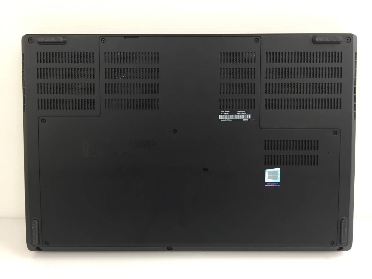 【良品 15.6インチ】Lenovo ThinkPad P53 workstation 20QQS2V31H『Core i7(9750H) 2.6GHz/RAM:32GB/SSD:512GB』Quadro T2000 Win11 動作品_画像3