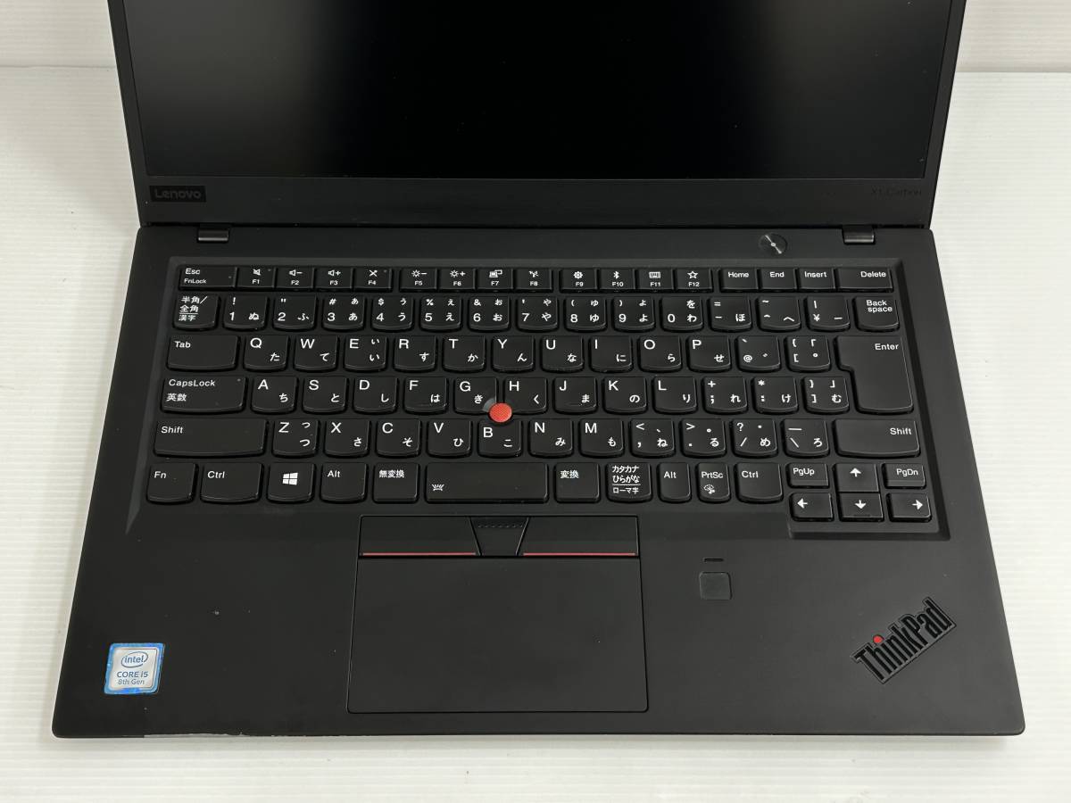 【良品 14インチ】Lenovo 6th Gen ThinkPad X1 Carbon 2018 20KH-0068JP『Core i5(8250U) 1.6GHz/RAM:8GB/SSD:256GB』Win11Pro 動作品_画像6