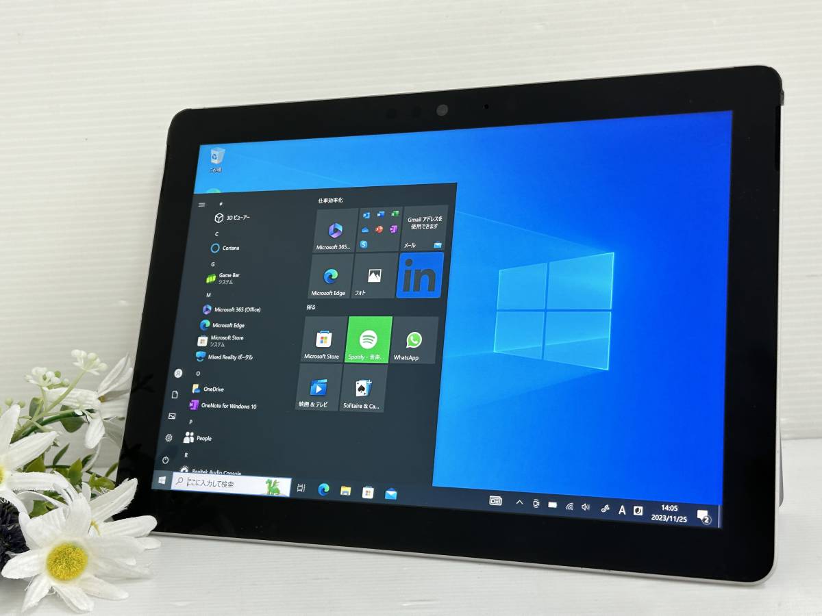 【10インチ】MICROSOFT SURFACE GO model:1824『Pentium 4415Y 1.6Ghz/RAM:4GB/SSD:64GB』 Wi-Fi Windows 10 動作品_画像1