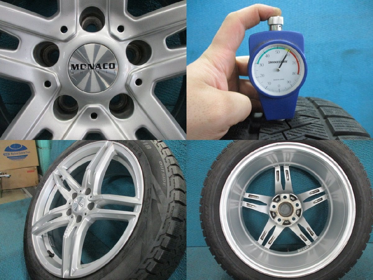 即納OK 手渡し歓迎『希少 MONAKO １８インチ BMW 5シリーズ G30 G31 8J +30 ピレリ 245/45R18 2019y』Z4 G29 スタッドレス モナコ_画像2