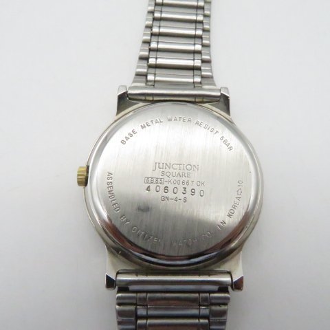 CITIZEN VEGA JUNCTION SQUARE シチズン ベガ 6B85-K00667 CK ムーンフェイズ メンズ 腕時計 パーツ取り 部品取り ジャンク品_画像7