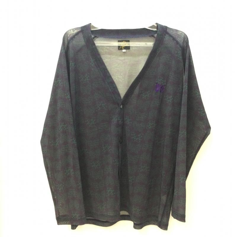 【中古】NEEDLES V Neck Cardigan - Poly Mesh S KP084[240092246616]_画像1