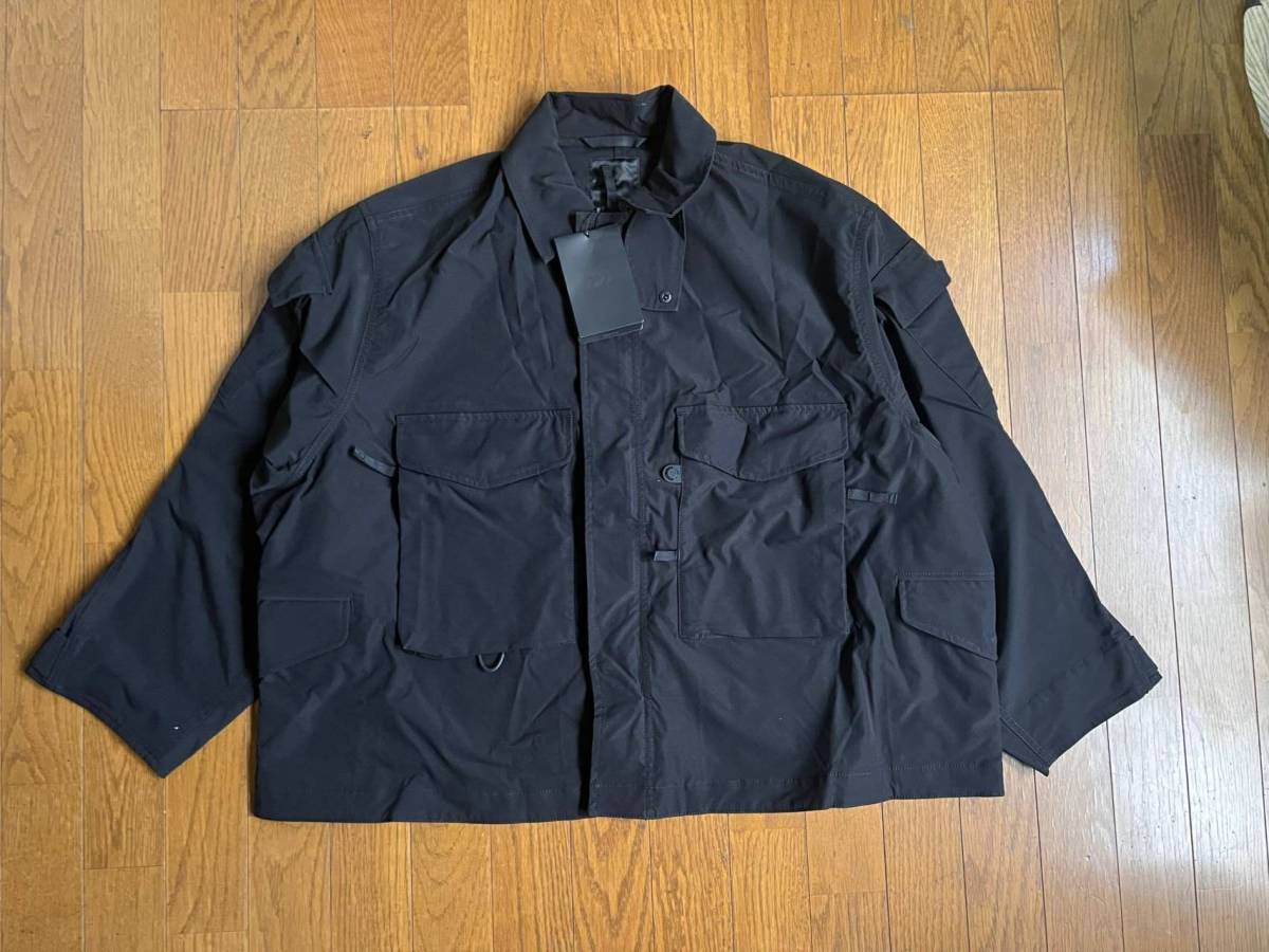 新品未使用 Size S DAIWA PIER39 TECH MIL BDU JACKET (RIP-STOP) テックミルジャケット ダイワ ピア39 BW-25022W BLACK ブラック_画像2