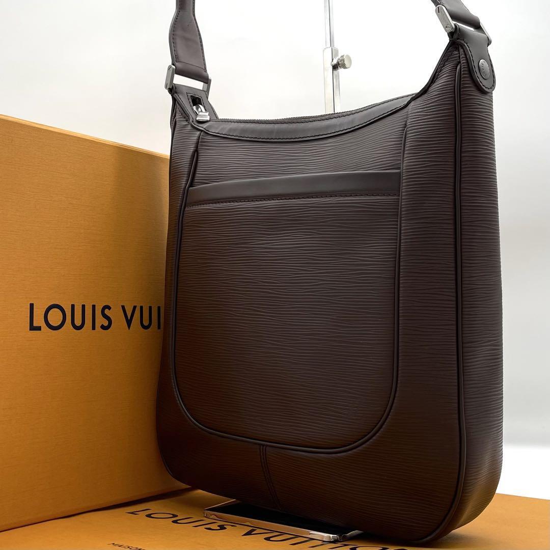 【ほぼ未使用】LOUIS VUITTON ルイヴィトン エピ サラバー マッツィ ワンショルダーバッグ ハンドバッグ 肩がけ 本革 レザー モカ ブラウン_画像1