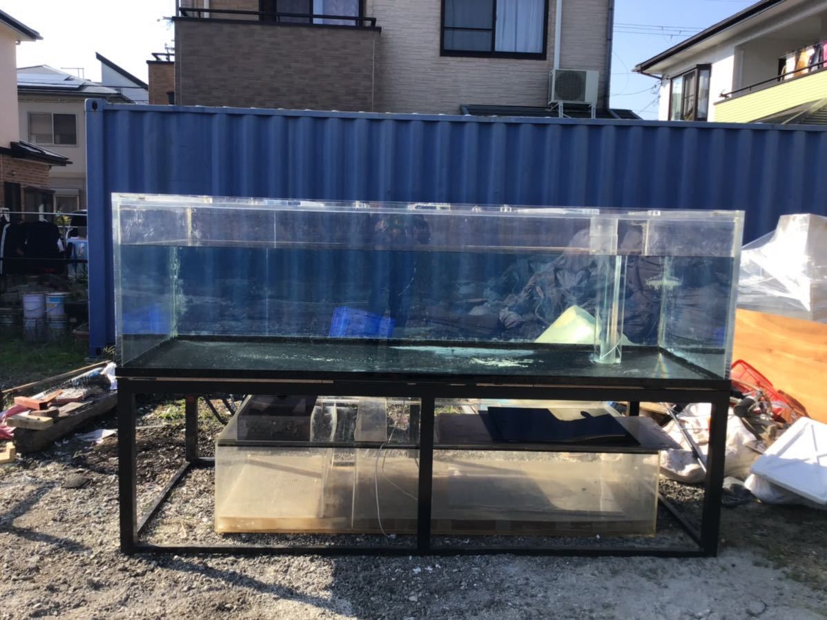  one owner aquarium arrival depth 1200!.. layer 2M{ Kanto . iron }2750/1200/800H board thickness 20 millimeter remote island Ferrie shipping possible 11 month conclusion of a contract minute is new goods Ray si-701 attached 