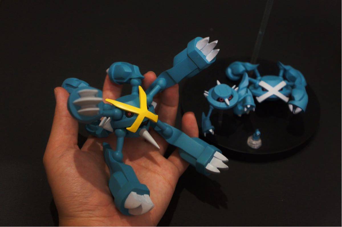 Homebrew Pokemon Figure Figure Pokemon Figure 1/40 Scale 3D Pokemon Figure Diagram Danbar Metang Glass Metagloss Mega Meta Gross 原文:自作 ポケットモンスター フィギュア ポケモン フィギュア 1/40スケール 立体ポケモン図鑑 ダンバル メタング メタグロス メガメタグロス 