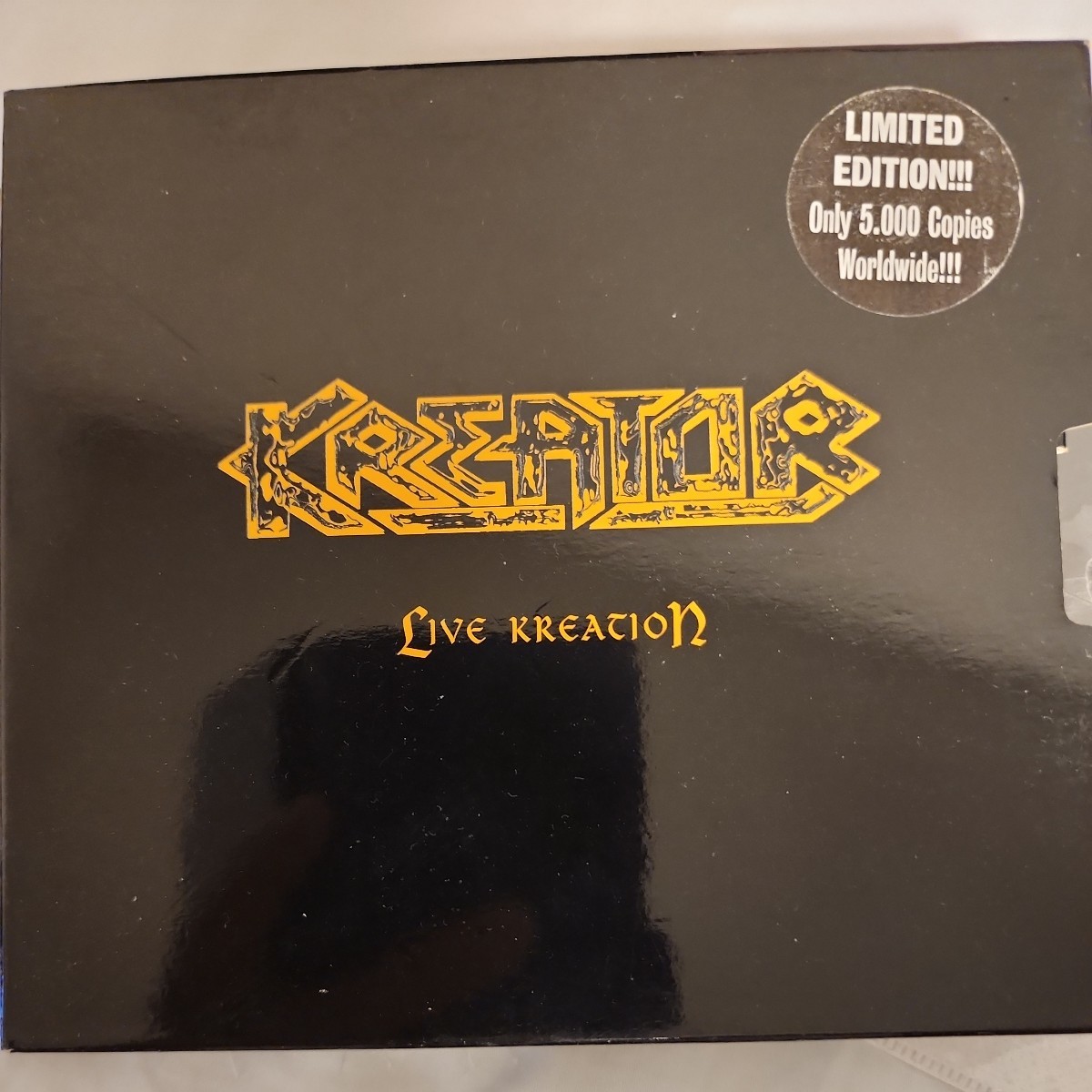 ☆　クリエイター　live kreation 5000枚限定盤　kreator ハードロック　ヘビーメタル　スラッシュメタル　デストラクション　ソドムSODOM_画像2