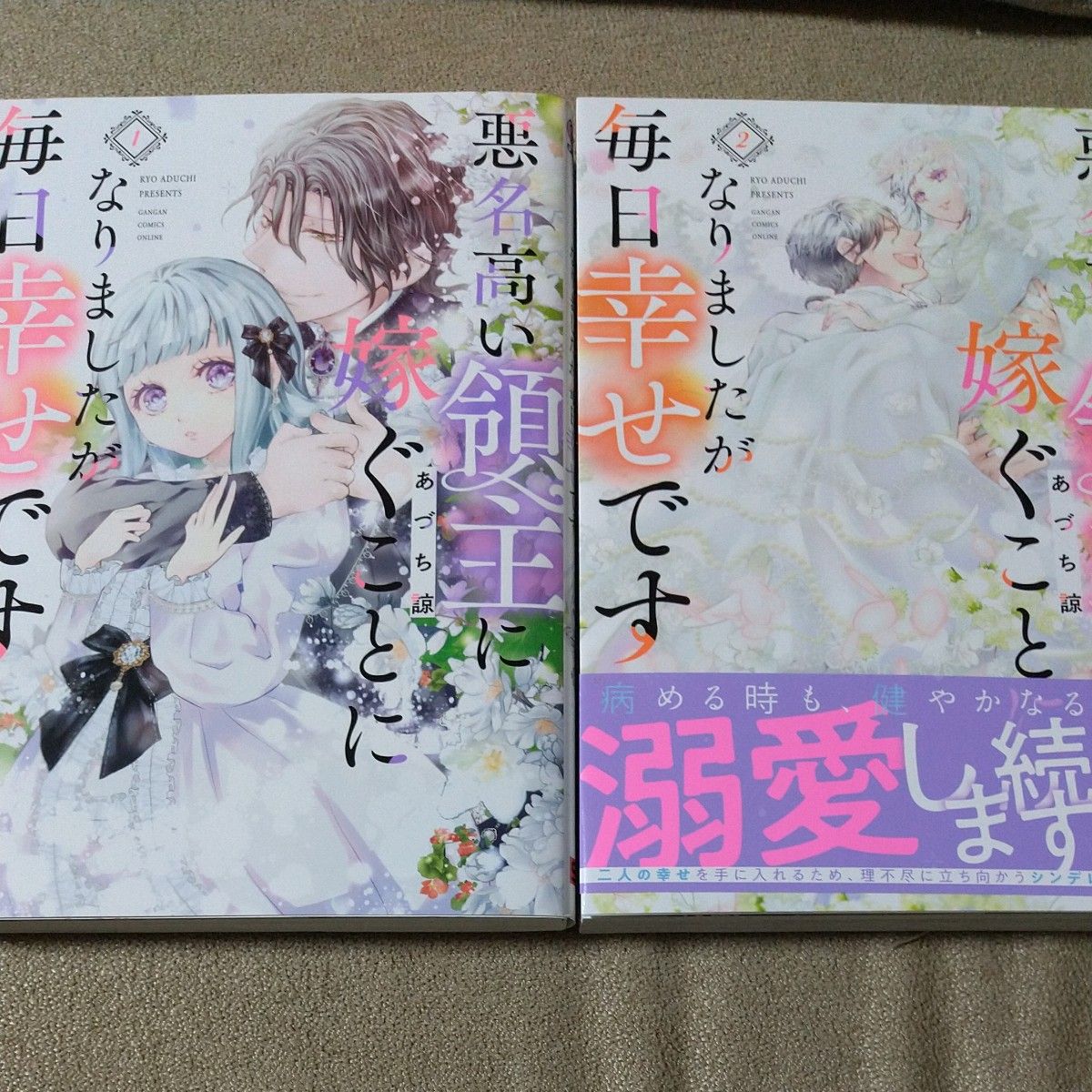 悪名高い領主に嫁ぐことになりましたが毎日幸せです　1巻、2巻