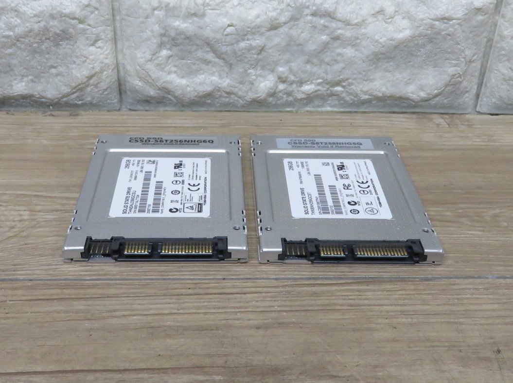 ★≪中古品≫SSD Toshiba THNSNH256CST等 256G 2台[t23112720]_画像2